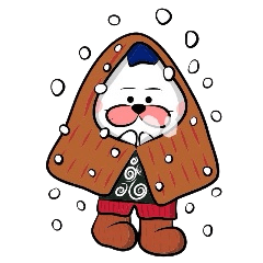 Furoshiki nyanko Matsukichi Winter story