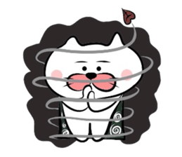 Furoshiki nyanko Matsukichi Winter story sticker #1409650