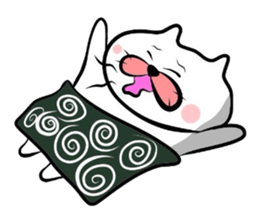 Furoshiki nyanko Matsukichi Winter story sticker #1409651