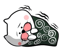 Furoshiki nyanko Matsukichi Winter story sticker #1409652