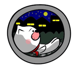 Furoshiki nyanko Matsukichi Winter story sticker #1409655