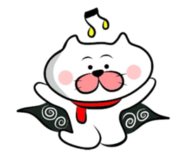 Furoshiki nyanko Matsukichi Winter story sticker #1409662