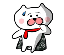 Furoshiki nyanko Matsukichi Winter story sticker #1409663