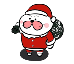 Furoshiki nyanko Matsukichi Winter story sticker #1409679