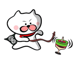 Furoshiki nyanko Matsukichi Winter story sticker #1409688