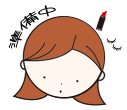 Daily conversation girl sticker #1409776