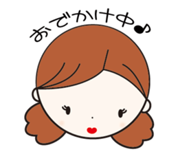 Daily conversation girl sticker #1409777