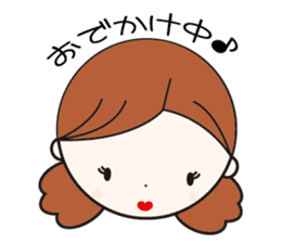 Daily conversation girl sticker #1409777
