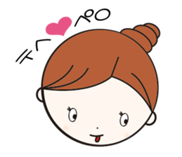 Daily conversation girl sticker #1409782