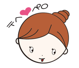Daily conversation girl sticker #1409782