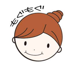 Daily conversation girl sticker #1409783