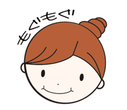 Daily conversation girl sticker #1409783