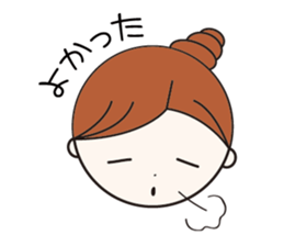 Daily conversation girl sticker #1409785