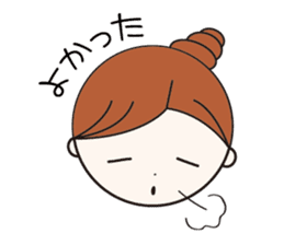 Daily conversation girl sticker #1409785