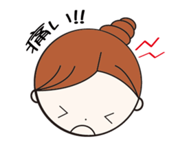 Daily conversation girl sticker #1409786