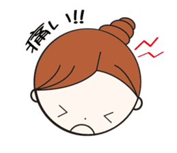 Daily conversation girl sticker #1409786