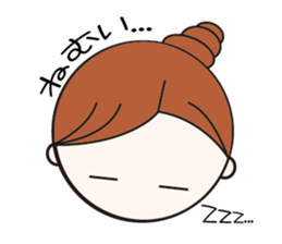 Daily conversation girl sticker #1409788