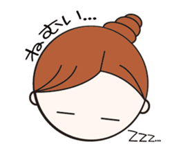 Daily conversation girl sticker #1409788