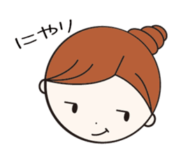 Daily conversation girl sticker #1409792