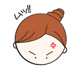 Daily conversation girl sticker #1409793