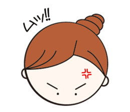 Daily conversation girl sticker #1409793