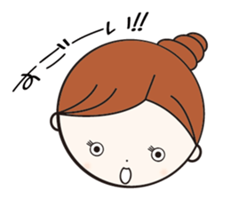 Daily conversation girl sticker #1409799