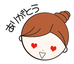 Daily conversation girl sticker #1409803