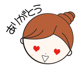 Daily conversation girl sticker #1409803