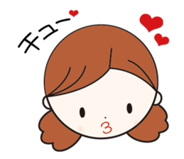 Daily conversation girl sticker #1409808
