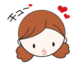 Daily conversation girl sticker #1409808