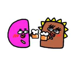 Mr. Moon And her companions Meg Part10 sticker #1409872