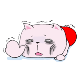 red pants cat sticker #1410648