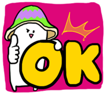 ENIKKIMAN-MUSHROOM- sticker #1411016