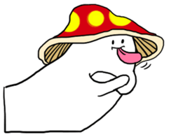 ENIKKIMAN-MUSHROOM- sticker #1411042
