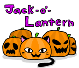 CAT HALLOWEEN sticker #1411410