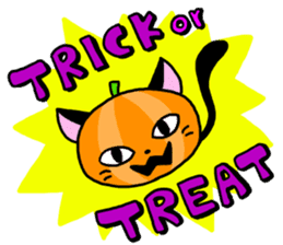 CAT HALLOWEEN sticker #1411411