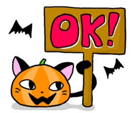 CAT HALLOWEEN sticker #1411412