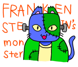 CAT HALLOWEEN sticker #1411422