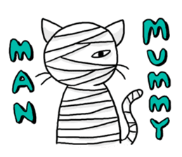 CAT HALLOWEEN sticker #1411438