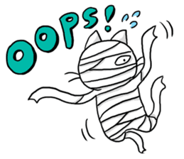 CAT HALLOWEEN sticker #1411439