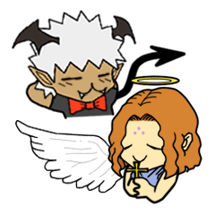 Whisper of angel and devil