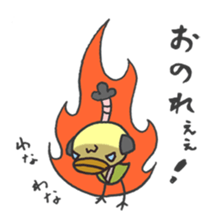 Topknot hairstyle. sticker #1411795