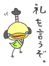 Topknot hairstyle. sticker #1411797