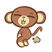 Kawaii Monkey Aren Stickers sticker #1412182