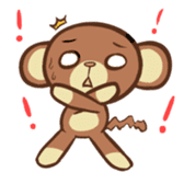 Kawaii Monkey Aren Stickers sticker #1412186