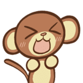 Kawaii Monkey Aren Stickers sticker #1412188