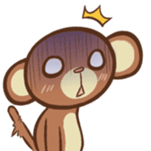 Kawaii Monkey Aren Stickers sticker #1412194