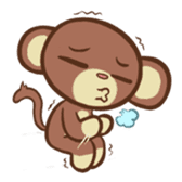 Kawaii Monkey Aren Stickers sticker #1412195