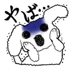 Sticker of two dogs. sticker #1412840