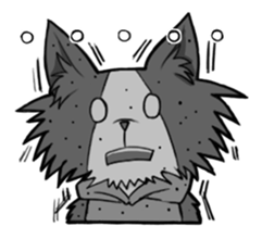 Sticker of two dogs. sticker #1412847